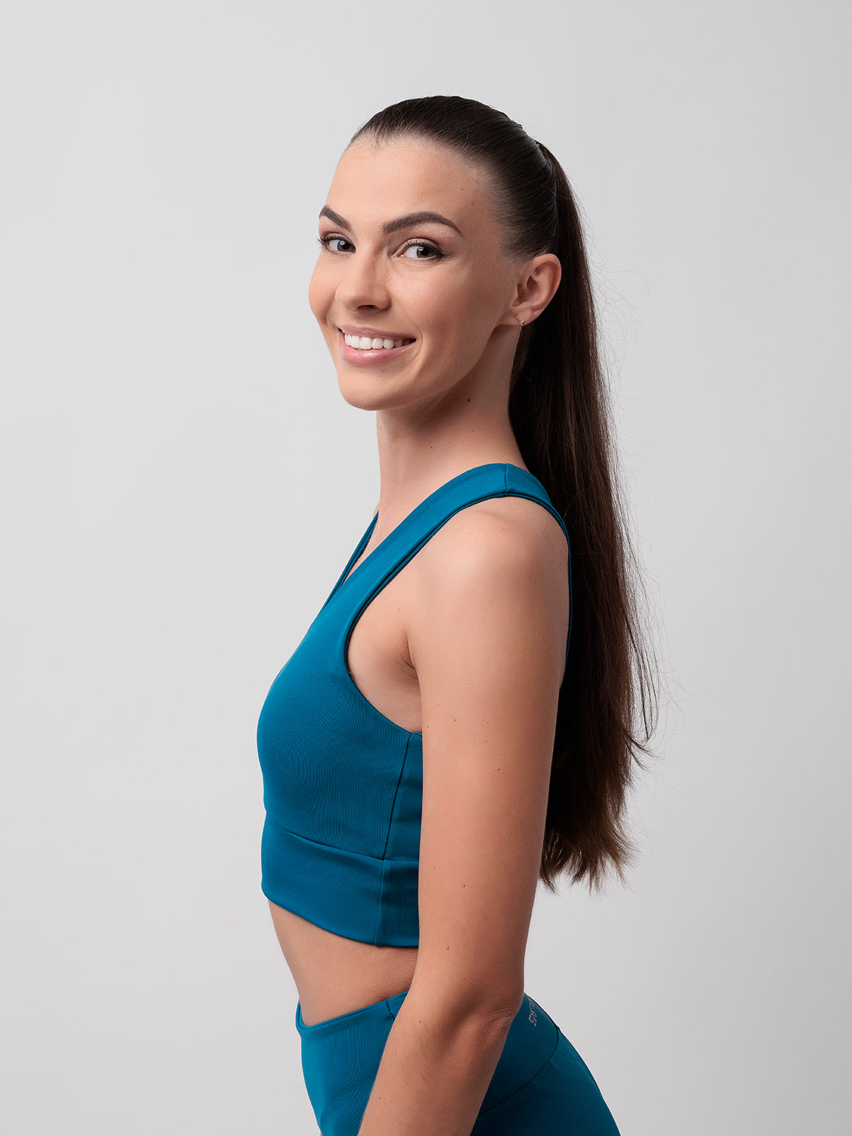 Handmade - Deep Teal - Sports Bra