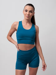 Handmade - Deep Teal - Sports Bra