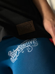 Handmade - Deep Teal - VeeCut Leggings