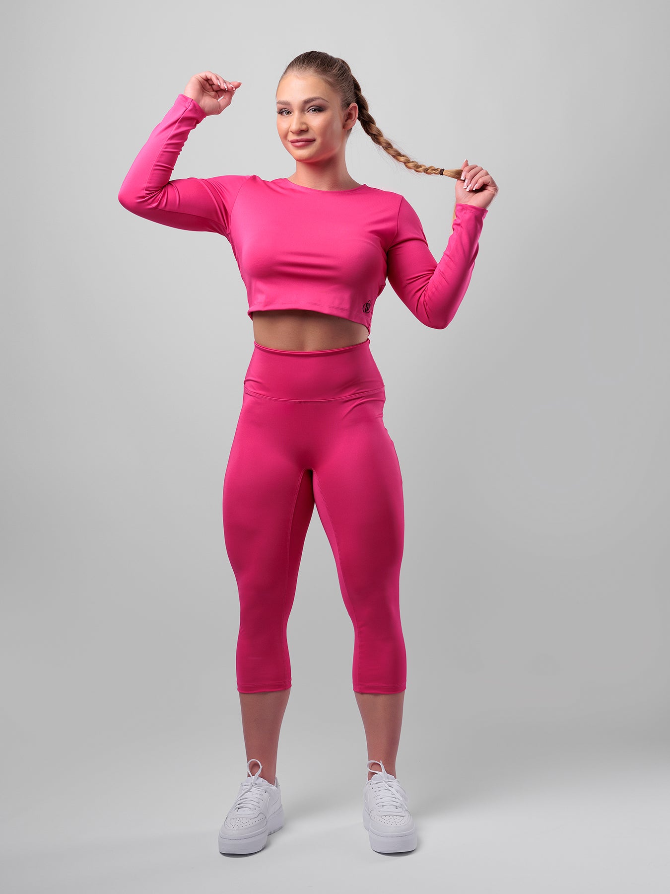 Handmade - Hot Pink - Capri Leggings