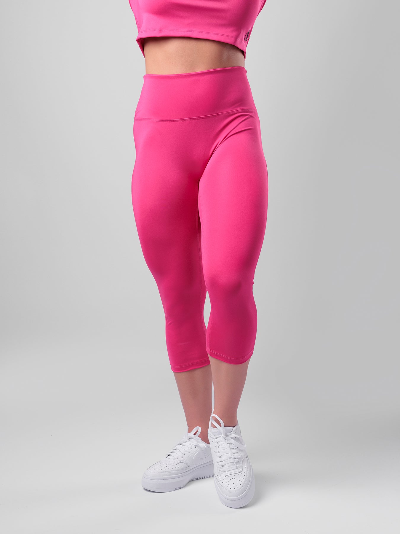 Handmade - Hot Pink - Capri Leggings