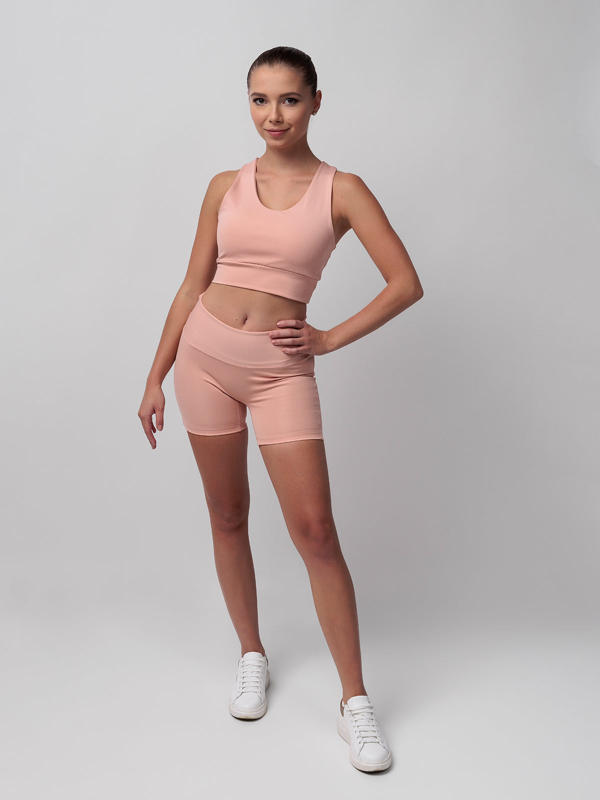 Handmade - Peach Rose - Sports Bra