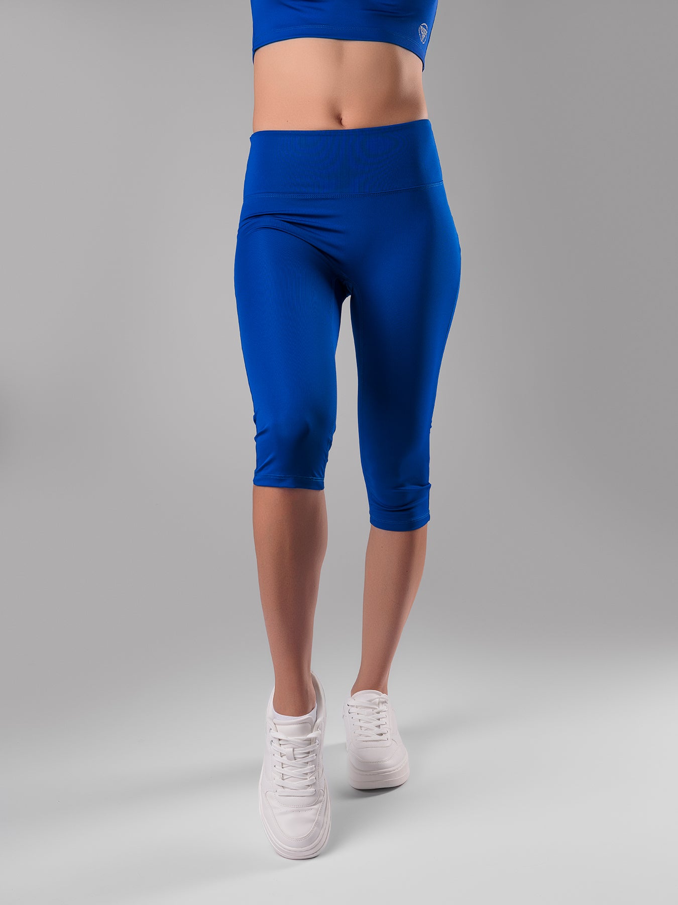 Handmade - Royal Blue - Capri Leggings