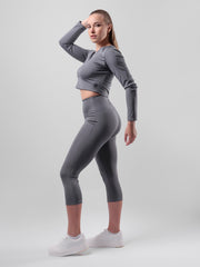 Handmade - Titanium Grey - Capri Leggings