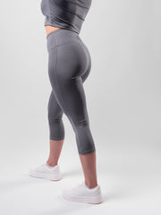 Handmade - Titanium Grey - Capri Leggings