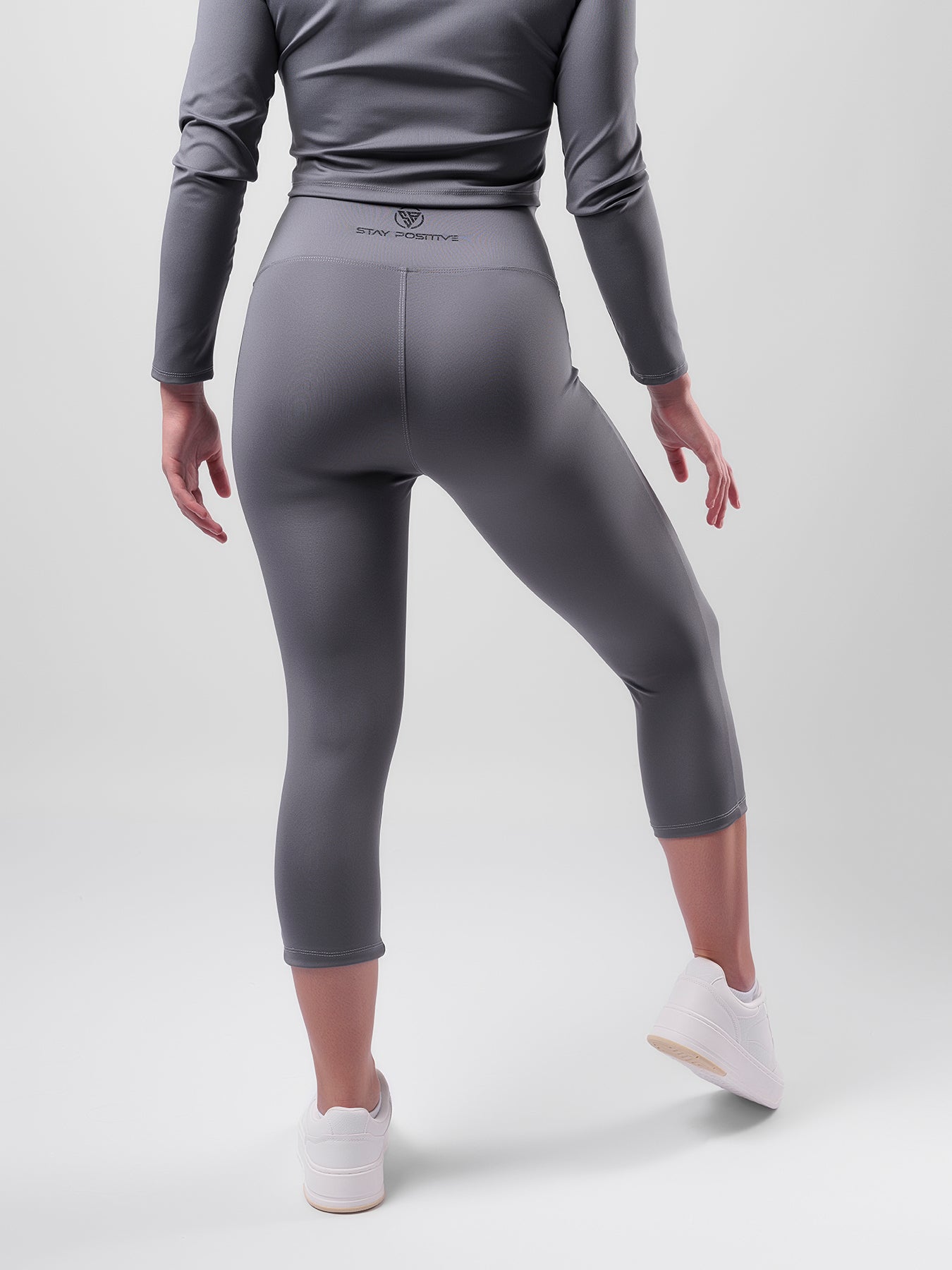 Handmade - Titanium Grey - Capri Leggings