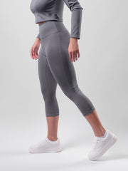 Handmade - Titanium Grey - Capri Leggings