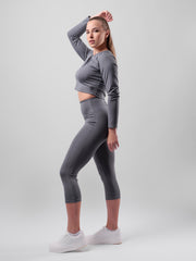 Handmade - Titanium Grey - Crop Top