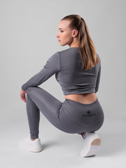 Handmade - Titanium Grey - VeeCut Leggings